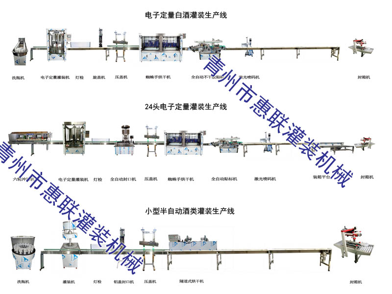 白酒灌装生产线